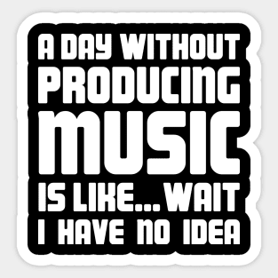 Gift For Music Producer / Mastering Engineer Sticker